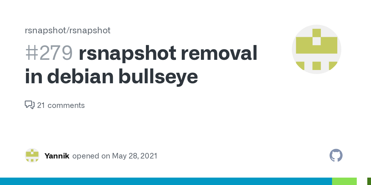 Bringing Rsnapshot Back From the Dead on Debian